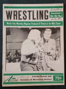 💥1️⃣9️⃣7️⃣3️⃣ SF Wrestling Program 10/13/73 Cow Palace Patterson Auto - Shire - Picture 1 of 4