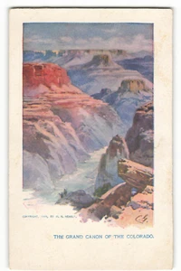 The Grand Canyon Of The Colorado by W.R. Hearst VTG Postcard SK2. - Picture 1 of 2