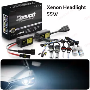 55W H1 H3 H4 H7 H8 H11 9005 9006 Car HID Xenon Headlight Bulb Ballast Error Free - Picture 1 of 15