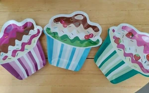 Platos de fiesta de melamina en forma de cupcake - Imagen 1 de 4