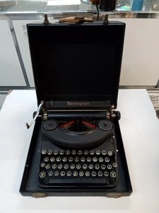 ALTE Vintage U.S.A. Remington Rand Deluxe geräuschlose Schreibmaschine im Original Reisekoffer - Bild 1 von 20