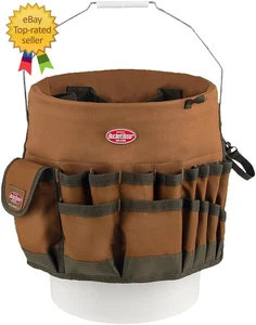 the Bucketeer Bucket Tool Organizer in Brown 10030 Brown Portable - Picture 1 of 12