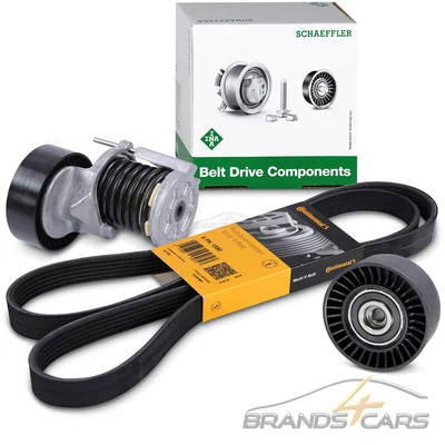 CONTI KEILRIPPENRIEMEN + RIEMENSPANNER FÜR AUDI A4 A5 A6 4F Q5 SEAT EXEO 2.0 TDI - Bild 1 von 4
