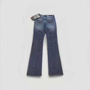 Y2k Deadstock Miss Me Style Jeans Sz 0 26x32 Dojo Flare Low Rise Cowgirl Bootcut - Picture 1 of 17