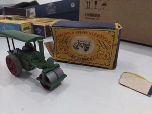 Matchbox Lesney Models Of Yesteryear 11 Aveling & Porter Steam Roller Boxed - Foto 1 di 4
