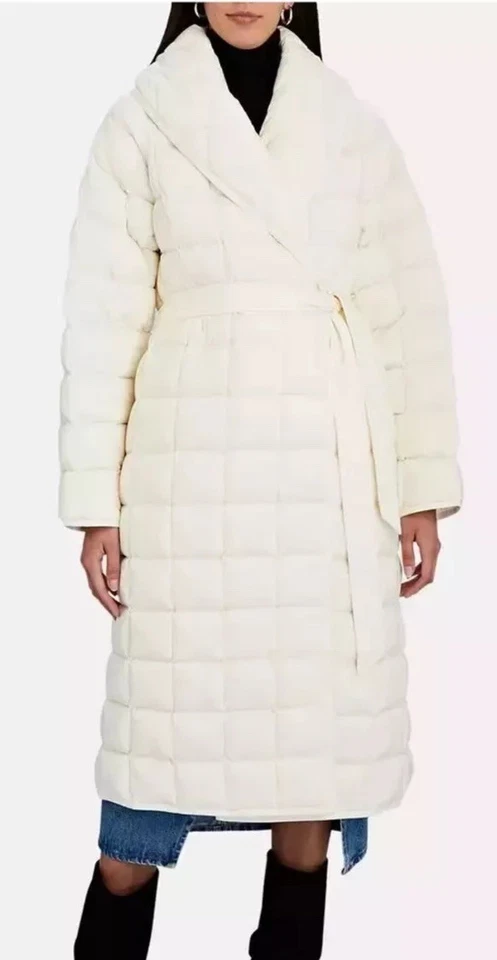 Mackage Duck Down Puffer Coat Allegra Ivory Winter White XL