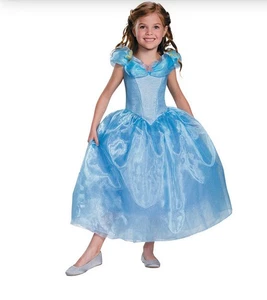 CINDERELLA Halloween Costume Kids MED Disney Princess Cinderella Costume (7/8) - Picture 1 of 2