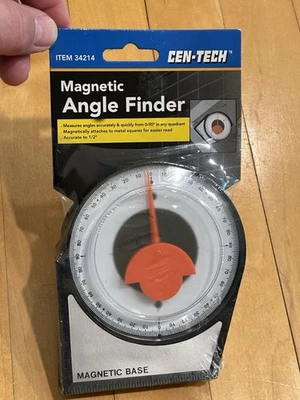 Cen-Tech Magnetic Angle Finder #34214 by Harbor Freight - NOS - Image 1 of 4