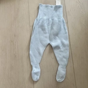 Pili Carrera babyblau Baumwolle Kaschmir Strick volle Zehenpartie Hose Größe 3 Monate - Bild 1 von 3