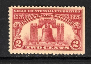 SCOTT 627 1926 2 CENT SESQUICENTENNIAL EXPOSITION ISSUE MH OG F-VF! - Picture 1 of 2