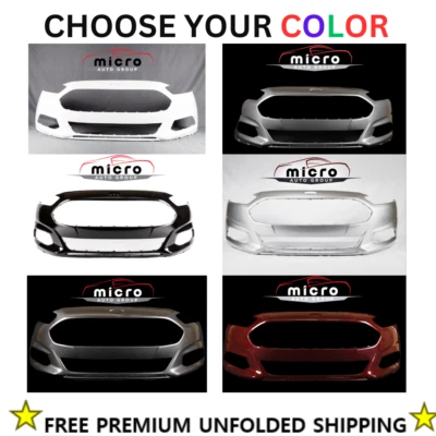 NEW FRONT BUMPER FOR 2013-2016 FORD FUSION PAINTED *CHOOSE YOUR COLOR* FO1000680 Foto 1 de 4