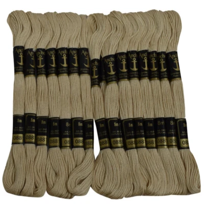 Anchor Threads Stranded Cotton Floss Cross Stitch Hand Embroidery,25 Skiens - Image 1 of 4