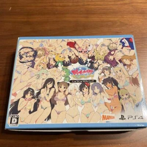 Senran Kagura PEACH BEACH SPLASH Nyu Nyu DX Pack Limited PS4 JAPAN USED - Picture 1 of 3