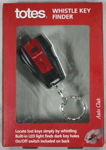TOTES WHISTLE KEY FINDER WITH BUILT-IN LED LIGHT NEW IN BOX - Picture 1 of 1