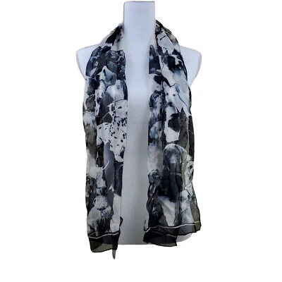 Bufanda para perro Christopher & Banks blanca y negra para mujer nueva con etiquetas Foto 1 de 4