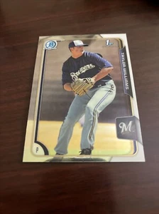 2015 Bowman Chrome Prospects Taylor Williams RC Rookie #BCP115 Milwaukee Brewers - Picture 1 of 1