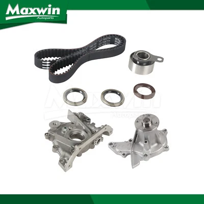 Kit de correia dentada bomba de óleo de água compatível com 95-97 Toyota Celica Corolla e 94-96 Geo 1.8L - Imagem 1 de 4
