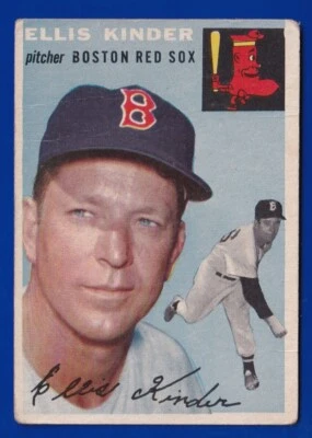 ELLIS KINDER red sox 1954 TOPPS #47 GOOD/VERY GOOD  - Image 1 of 2