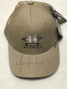 Legends 2008 Reno Tahoe Open Flex Fit S/M Hat Michelle Wie Autograph NEW - Picture 1 of 5