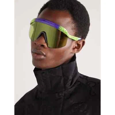 Gafas de sol Gucci GG1477S 001 violeta sombreado verde/verde claro púrpura AUTÉNTICAS Foto 1 de 4