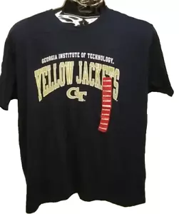 Georgia Tech Yellow Jackets Champion Navy T Shirt Size X-Large 100% Cotton NEW - Picture 1 of 3