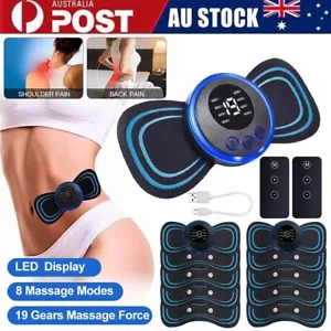 Tens Machine Massagers EMS Full Body Relax Pads Portable Tens Unit Rechargable - Picture 1 of 21