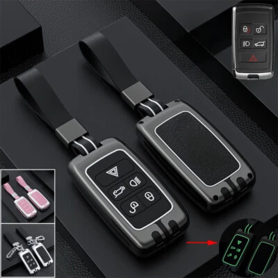 Aluminum Alloy Silicone Car Key Fob Case Cover For Land Rover Range Rover Sport Foto 1 de 4