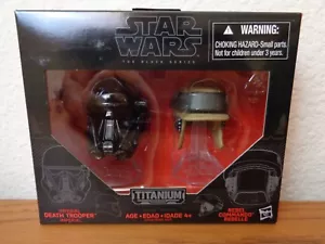 Star Wars Black Series #06 Death Trooper & Rebel Commando Helmets - Picture 1 of 3