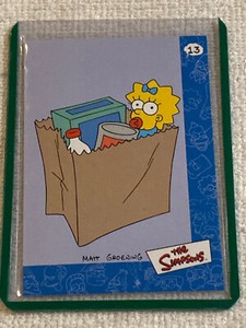 The Simpsons 2000 Artbox Card #13 BASE Ex/Ex+ Sleeved!