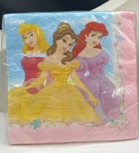 Disney Princesa Cuento de Hadas Amigos Suministros de Fiesta-Servilletas de Almuerzo-16ct. - Imagen 1 de 1