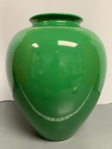 FLAVIA Montelupo Pottery Vase Studio Large Green 11 Lbs - Picture 1 of 14