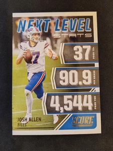 Josh Allen 2021 Score Next Level Stats #NL15 BUFFALO BILLS - Bild 1 von 2