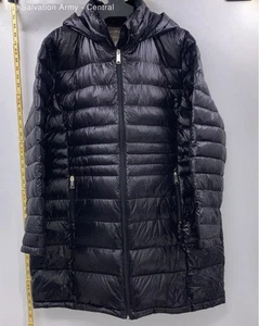 Andrew Marc Womens Black Packable Lightweight Full Zip Puffer Jacket Size 2XL - Picture 1 of 7