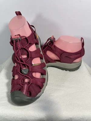 Women KEEN WHISPER Burgundy Red Hiking Sandals Size 8.5 - Image 1 of 4