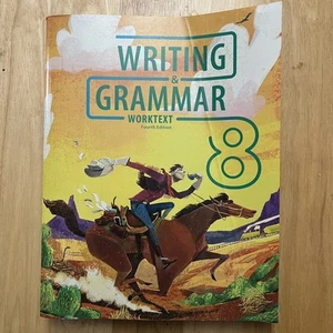 BJU Bob Jones Writing and Grammar 8 Worktext 523092 Homeschool Curriculum 4th Ed - Picture 1 of 7
