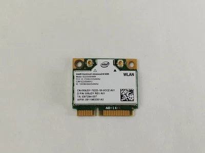 Mini PCI Express inalámbrico Dell Intel Centrino Advanced-N 6205 X9JDY 802.11n Foto 1 de 3