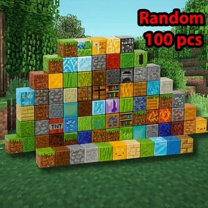 100Pcs MC style Magnetic Cube Building Blocks Children Kids Educational Toy Gift - Picture 1 of 5