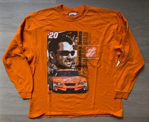 Vintage Nascar Tony Stewart #20 Home Depot T-Shirt Men’s Size XL Long Sleeve B5 - Picture 1 of 11