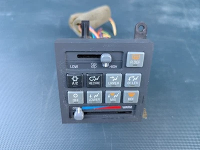 94 95 96 Pontiac Trans Sport Heater Climate Control panel AC 16220042 - Image 1 of 2