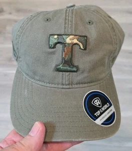 Tennessee Volunteers OHT Cap Hat Adjustable Green OSFM Cotton Top Of The World - Picture 1 of 5
