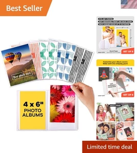 Kinderfreundliche mehrfarbige 4x6 Fotoalben - 8er Set für kreative Erinnerung - Bild 1 von 8