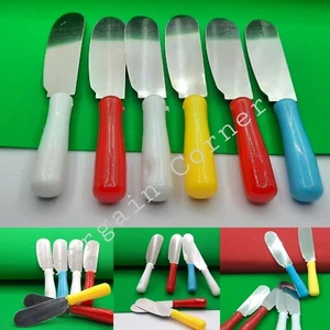 Butter Knife Cheese Cream Jam Honey Mini Knife Spreader Butter Scraper 10cm Smal - Picture 1 of 15