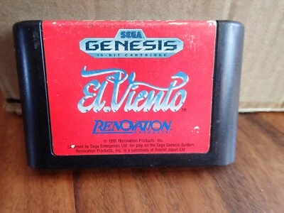 El Viento (Sega Genesis) Renovation Platformer, Tested Authentic cartridge only - Image 1 of 4