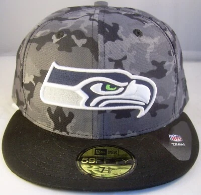 Seattle Seahawks New Era NFL Cap Camo 59Fifty, Fitted