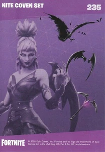 Fortnite Nite Coven Juego de Tarjetas 235 Panini Coven - Imagen 1 de 2