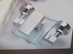 Badewannenarmatur, HAC Design deluxe line, Neu Messing-verchromt, Glas - Bild 1 von 3
