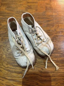 Scarpe vintage in pelle Buster marrone bambino bambino bambino - Foto 1 di 12