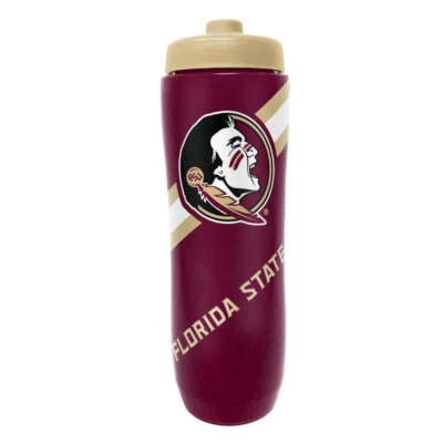 Botella de agua exprimida Party Animal NCAA Florida State Seminoles 32 oz. Foto 1 de 2