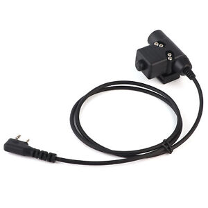 TK U94 PTT Audio Adapter Cable Walkie Talkie Headphones Connector For Baofen IDS