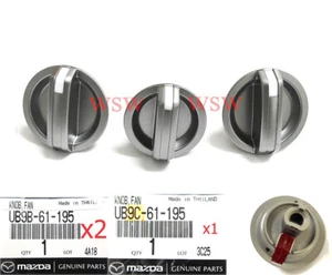 GENUINE FOR FORD RANGER MAZDA 05+ AIRCON A/C HEATER FAN TEMP CONTROL KNOB SET - Picture 1 of 5